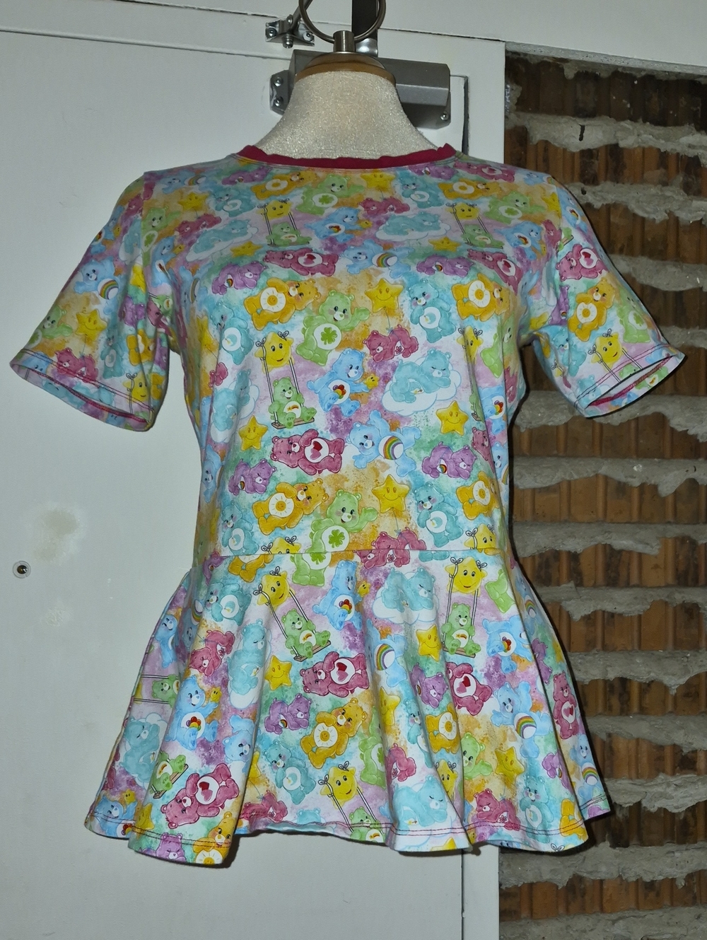 Care Bears Fitted Flare Top Shirt Size Unknown S M